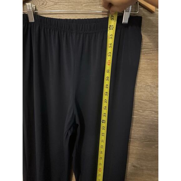 PLANET by Lauren G Navy Blue Stretch Comforter Relaxed Pants Size 2 M 10-12 - Picture 3 of 8